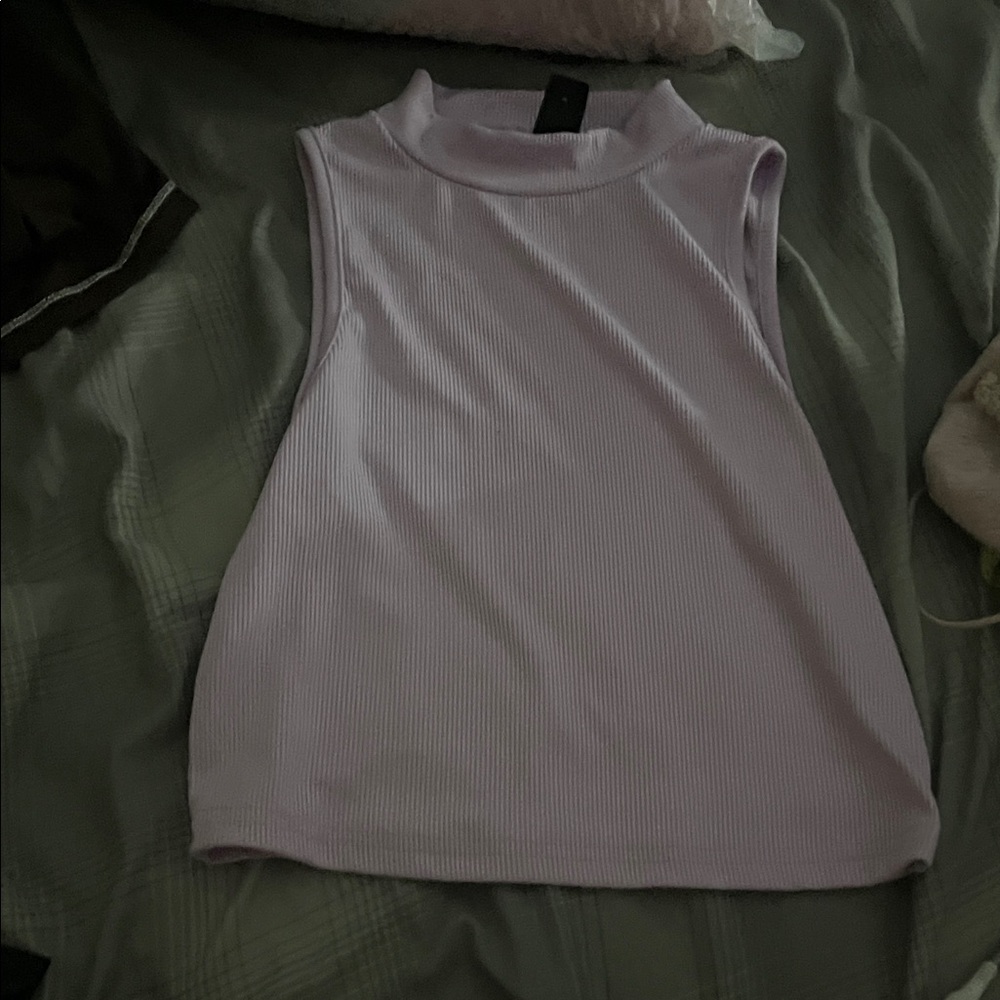SHEIN Lavender Sleeveless Tank Top